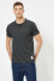 Erkek Siyah Polo Yaka T-Shirt 0YAM12032LK