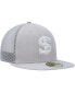 Фото #4 товара Men's Gray Chicago White Sox 2023 On-Field Batting Practice 59FIFTY Fitted Hat