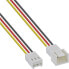Фото #2 товара InLine Fan Cable Extension 3pin Molex male/female length 0.30m