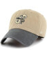 Men's Khaki, Charcoal New Orleans Saints Ashford Clean Up Adjustable Hat