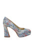 ფოტო #2 პროდუქტის Women's Square Architectural Heel Pumps