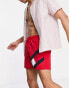 Tommy Hilfiger swim shorts with side logo in red