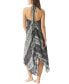 Фото #2 товара Vince Camuto Women's Printed Convertible Swim Cover-Up Dress (Black, Medium)