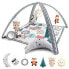 Фото #1 товара The Peanutshell Woodland 7-in-1 Activity Play Gym & Play Mat for Baby