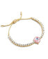 ფოტო #2 პროდუქტის Women's New York Yankees Pull-Tie Tennis Bracelet