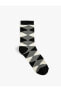 Soket Çorap Geometrik Desenli