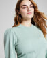 Фото #3 товара Women's Puff-Sleeve Sweater, Created for Macy's