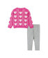 ფოტო #2 პროდუქტის Infant Girls Heart Sherpa Sweater & Legging Set