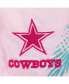 Women's Pink Dallas Cowboys Stadium Tie-Front Button-Up Shirt