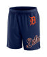 Men's Navy Detroit Tigers Clincher Mesh Shorts