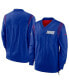 ფოტო #2 პროდუქტის Men's Royal New York Giants Sideline Team ID Reversible Pullover Windshirt
