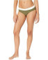 Фото #1 товара FLAGPOLE Women's 181452 Lori Bikini Bottoms Olive/Lychee Swimwear Size XS