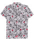 Фото #1 товара Men's Mickey Mouse Short Sleeves Woven Shirt