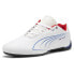 Фото #2 товара Puma Bmw Mms Future Cat Lace Up Mens White Sneakers Casual Shoes 30845802