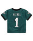 ფოტო #2 პროდუქტის Infant Boys and Girls Jalen Hurts Midnight Green Philadelphia Eagles Game Jersey