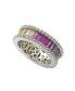 Фото #1 товара Кольцо Suzy Levian Rainbow CZ Eternity Band