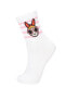 Kadın PowerPuff Girls 3'lü Pamuklu Soket Çorap