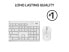 Logitech Logitech MK295 Wireless Mouse & Keyboard Combo, White 920-009783