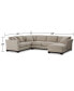 Фото #16 товара Elliot II 138" Fabric 3-Piece Chaise Sleeper Sectional, Created for Macy's