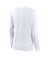 ფოტო #2 პროდუქტის Women's White Los Angeles Angels Long Sleeve T-shirt
