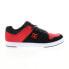 Фото #2 товара DC Cure ADYS400073-XKRK Mens Red Leather Skate Inspired Sneakers Shoes