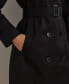 ფოტო #4 პროდუქტის Petite Belted Water-Resistant Trench Coat