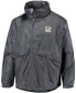 ფოტო #4 პროდუქტის Men's Graphite Green Bay Packers Sportsman Waterproof Packable Full-Zip Jacket