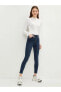 Фото #1 товара LCW Jeans Normal Bel Skinny Fit Cep Detaylı Kadın Rodeo Jean Pantolon