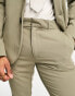 Фото #6 товара New Look super skinny suit trousers in sage