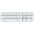 Apple Magic Keyboard mit Touch ID und Ziffernblock"Silber/Weiß Deutsch Kabellos