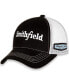 Men's Black, White Aric Almirola Smithfield Adjustable Hat