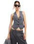 ASOS DESIGN tailored waistcoat in charcoal Черный, 38 - фото #1