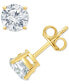 Diamond Solitaire Stud Earrings (3/4 ct. t.w.) in 14k White or Yellow Gold
