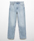 ფოტო #6 პროდუქტის Women's Straight-Fit Cropped Jeans