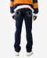 ფოტო #1 პროდუქტის Men's Ricky Flap Lurex Logo Straight Jeans