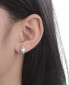 Stříbrné náušnice s perlami Nadia E0003101