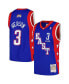 ფოტო #1 პროდუქტის Men's Allen Iverson Royal Eastern Conference Hardwood Classics 2004 NBA All-Star Game Swingman Throwback Jersey