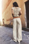 Soft wide-leg trousers