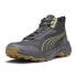 Фото #3 товара Puma Obstruct Pro Mid Hiking Mens Black, Grey Sneakers Athletic Shoes 37868905
