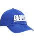 ფოტო #4 პროდუქტის Men's '47 Royal New York Giants Clean Up Script Adjustable Hat