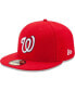 Фото #1 товара Men's Washington Nationals Game Authentic Collection On-Field 59FIFTY Fitted Cap