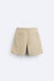 Linen - cotton bermuda shorts