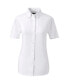 ფოტო #1 პროდუქტის Women's School Uniform Short Sleeve Oxford Dress Shirt