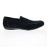 Фото #1 товара Bruno Magli Benito BENITO2 Mens Blue Suede Loafers & Slip Ons Penny Shoes 11