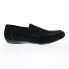 Bruno Magli Benito BENITO2 Mens Blue Suede Loafers & Slip Ons Penny Shoes 11