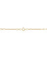 ფოტო #2 პროდუქტის Children's Paperclip Link 13" Chain Necklace in 14k Gold