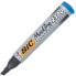 Фото #1 товара Набор фломастеров для рисования для детей Bic marker permanent 2300 końcówka ścięta niebieska