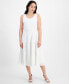 Фото #1 товара Платье без рукавов средней длины из ткани с тремя уровнями AK Anne Klein