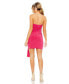 ფოტო #2 პროდუქტის Women's Strapless Ruched Faux Wrap Dress