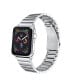 Фото #1 товара Men and Women Silver-Tone Stainless Steel Replacement Band for Apple Watch with Removable Links, 42mm